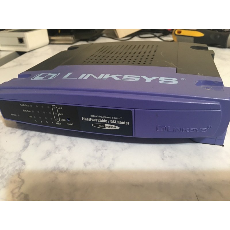 lyd Manners Uovertruffen BEFSR41 Linksys Router